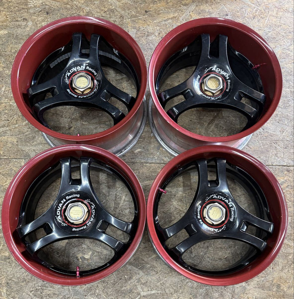 ADVAN SA3R Wheels 17inch 17x8 +35 17x9 +38 5x114.3 Compatible with Silvia 180SX Accord Civic Lancer RX-7