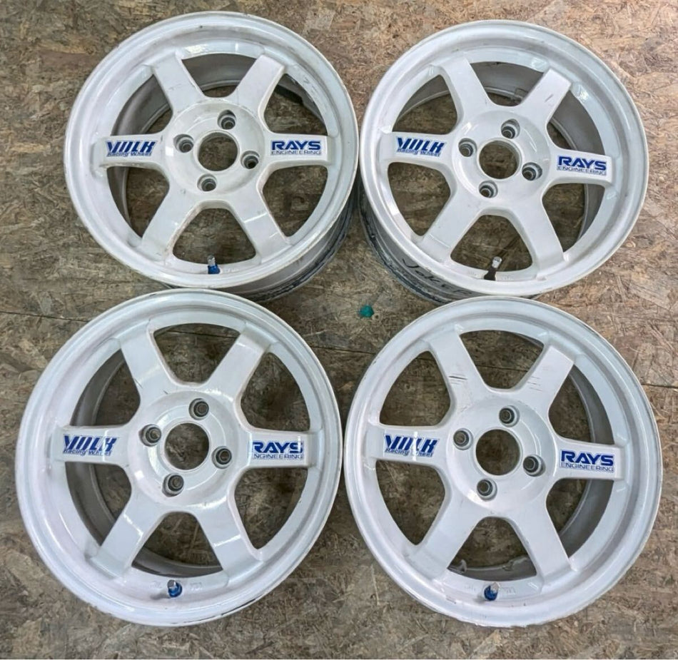 Civic / Roadster / MR-S Aftermarket RAYS Wheels 15inch 15x7 +43 4x100 TE37 Lightweight Forged