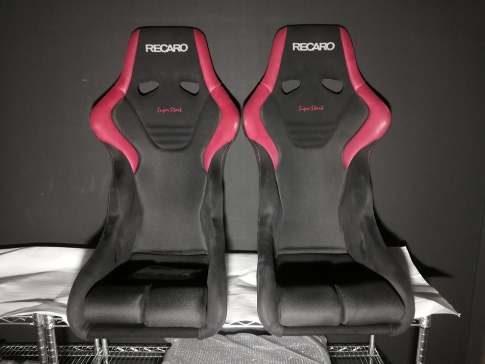 RECARO Seat RS-G Super Stark 2 Set Model 2015 Limited Edition Discontinued Excellent Condition