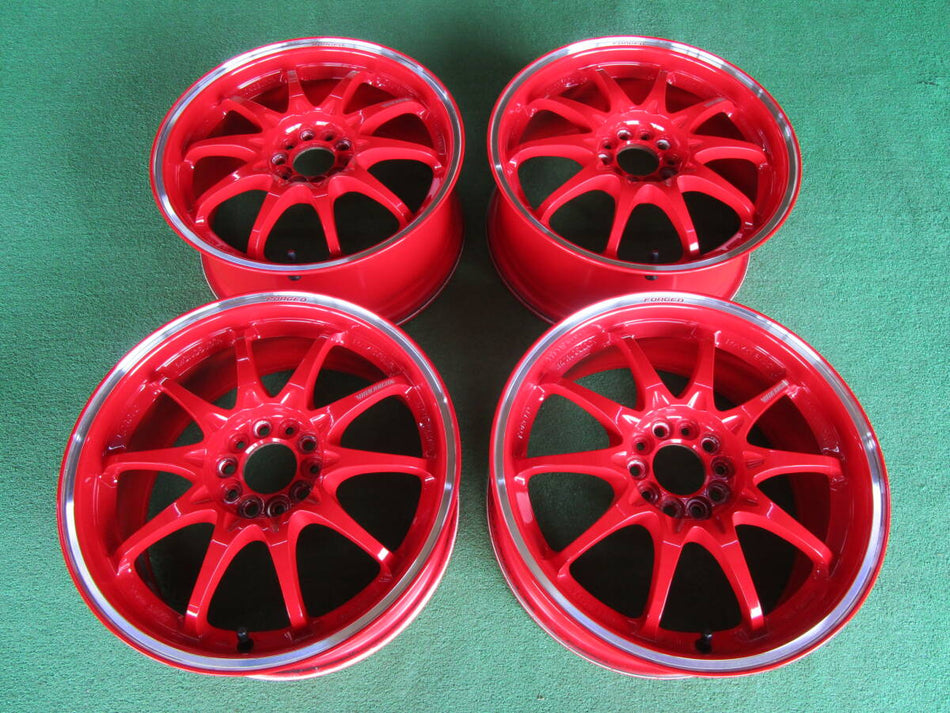 BRZ Aftermarket RAYS Volk Racing Wheels 16inch 16x7 +48 5x100 CE28 Club Racer Red