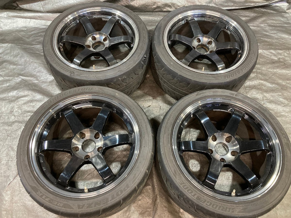 BMW M3 E46 BL32 Aftermarket RAYS Wheels 18inch 18x9.5 +22 5x120 TE37 SL VR